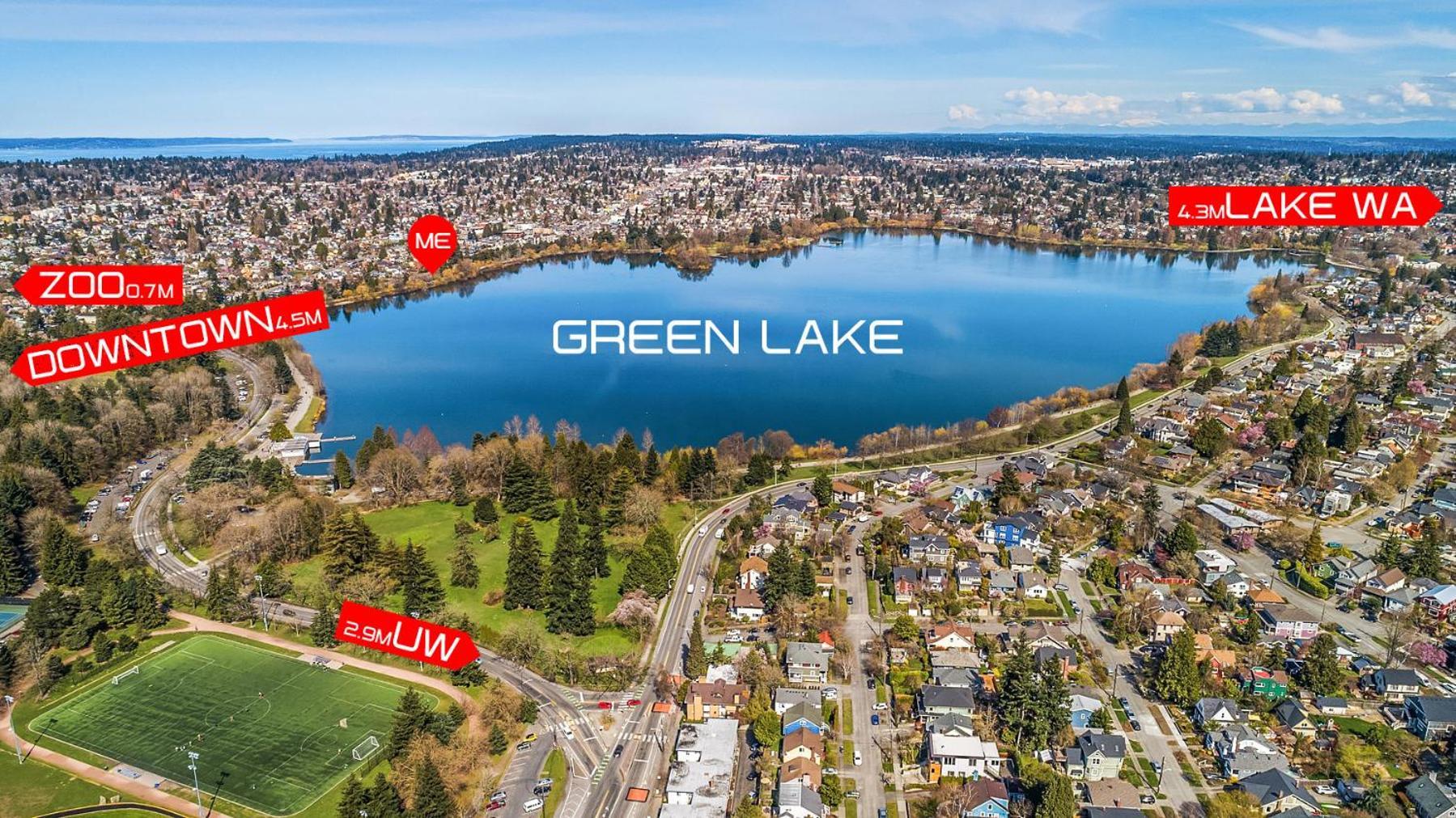 Green Lake 1St Line Home D Full Modern Remodeled Seattle Extérieur photo
